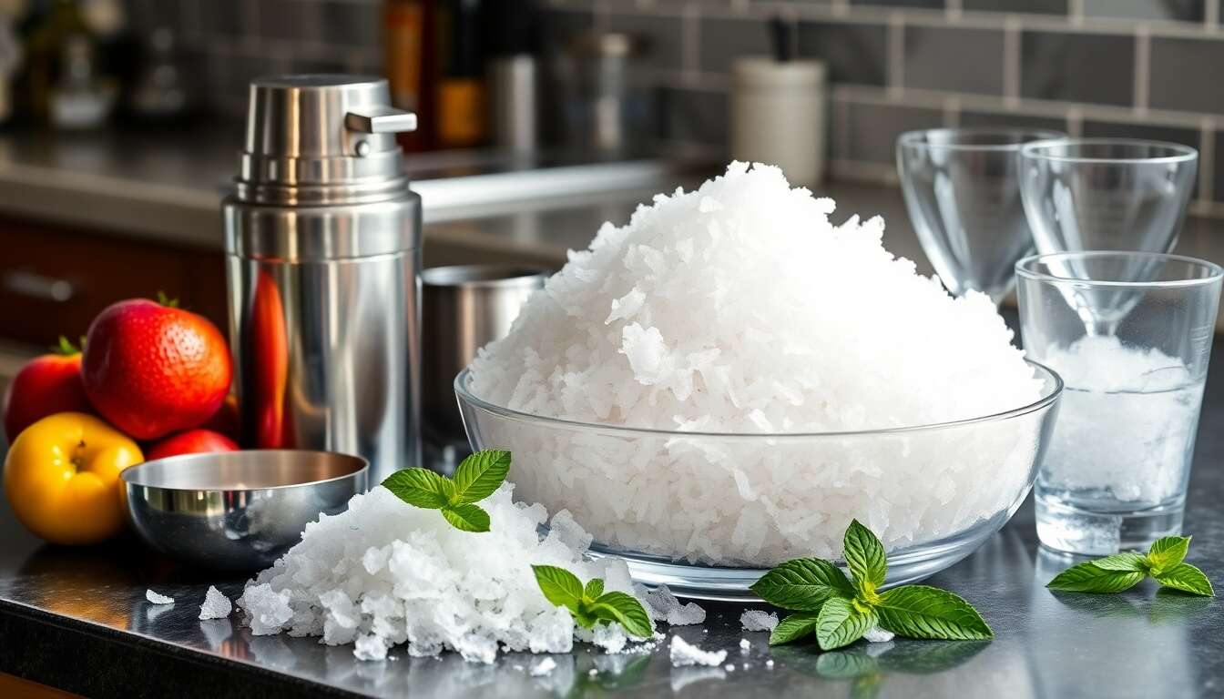 Les indispensables pour préparer de la glace pilée maison