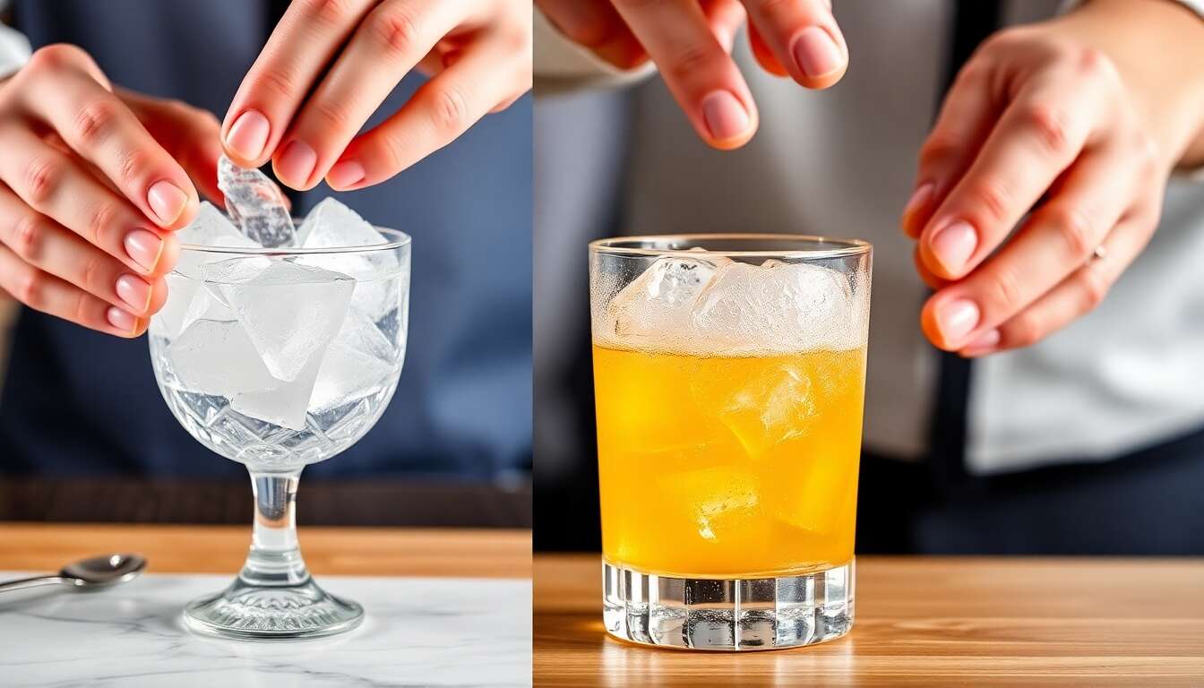 Préparation pas à pas : comment givrer un verre facilement