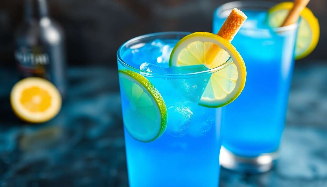 Cocktail blue lagoon : une touche d'exotisme dans votre verre