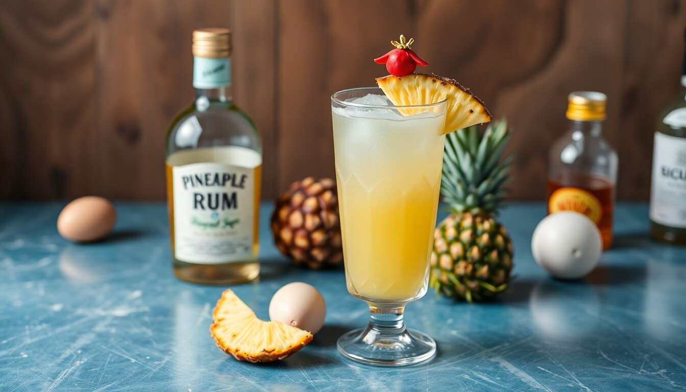 Cocktail Express Cocktail exotique à l'ananas : découvrez le Pineapple Express