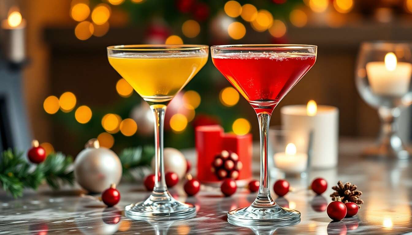 étapes clés pour préparer le parfait martini de noël