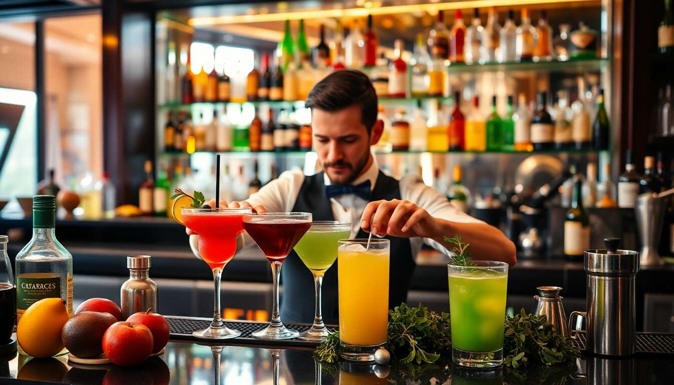 Explorer les options de formation en mixologie
