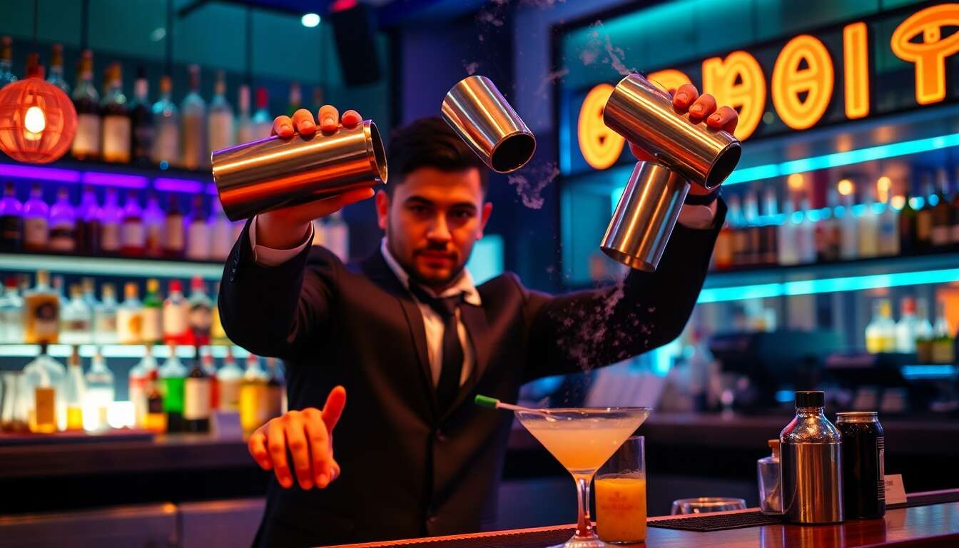 Flair bartending et créativité : personnaliser ses cocktails Flair bartending et créativité : personnaliser ses cocktails