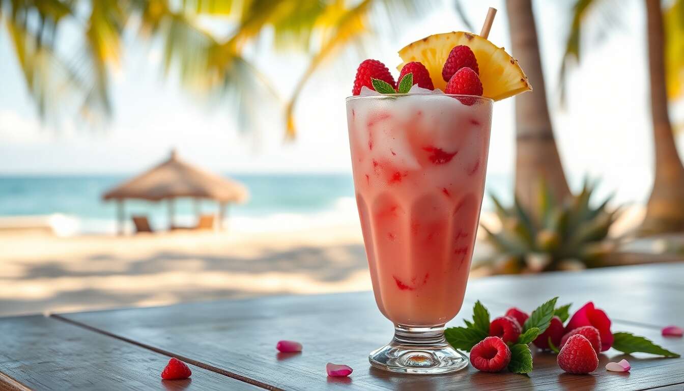 La préparation pas à pas de la pina colada