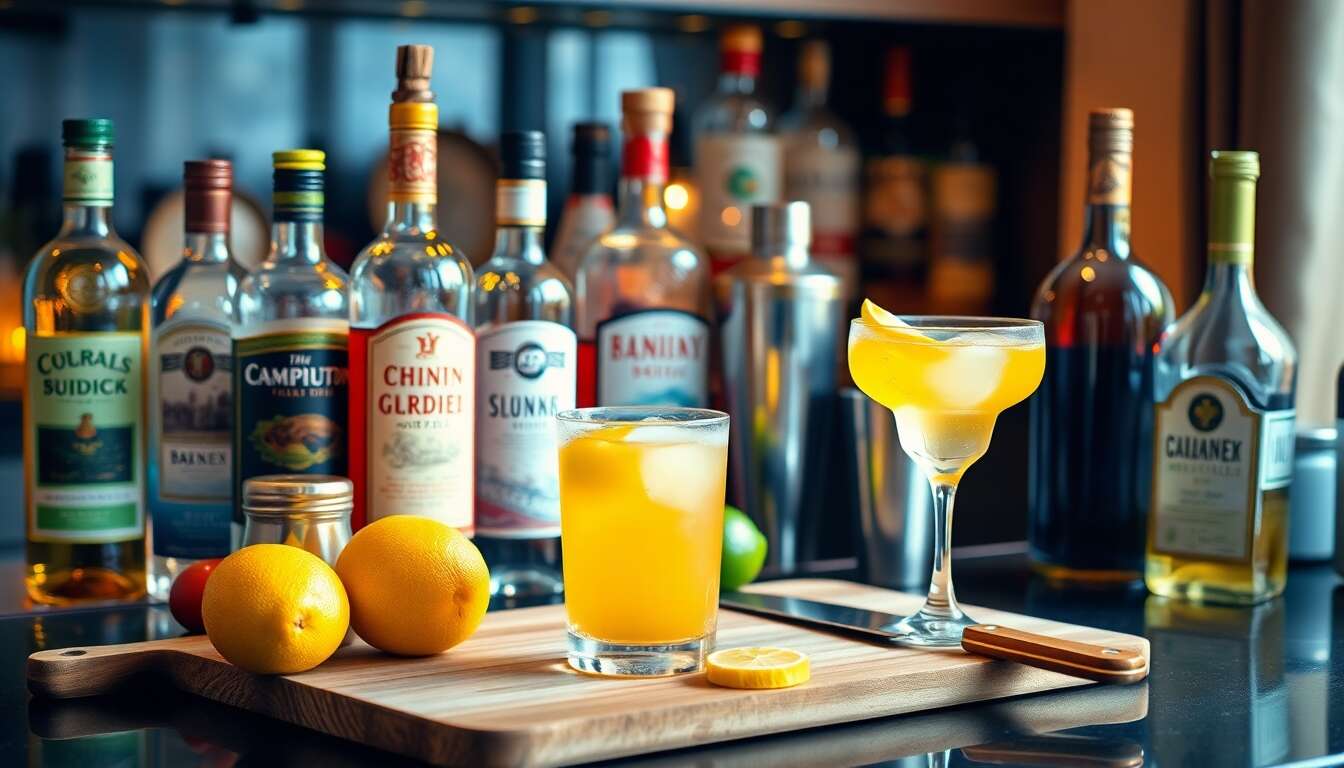 Les ingr&eacute;dients essentiels pour d&eacute;buter en cocktail