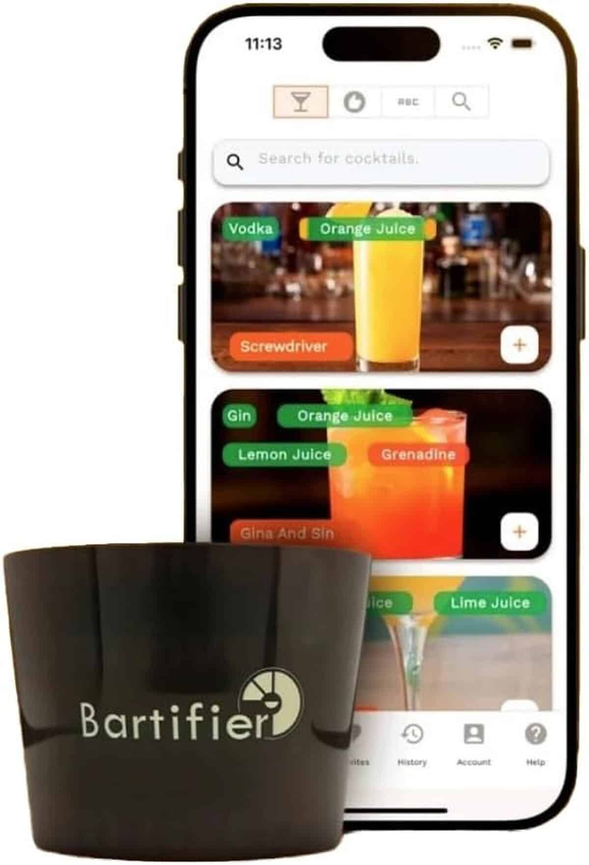 Test de la Bartifier : machine à cocktails portable connectée