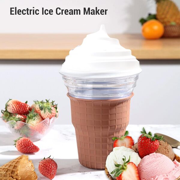 Machine à granité, Machine à Glace Portable à Monter Soi-même, Prise USB 5 V pour Maison, Sorbet, Yaourt glacé, adapté aux Débutants, Matériau ABS PP Sûr